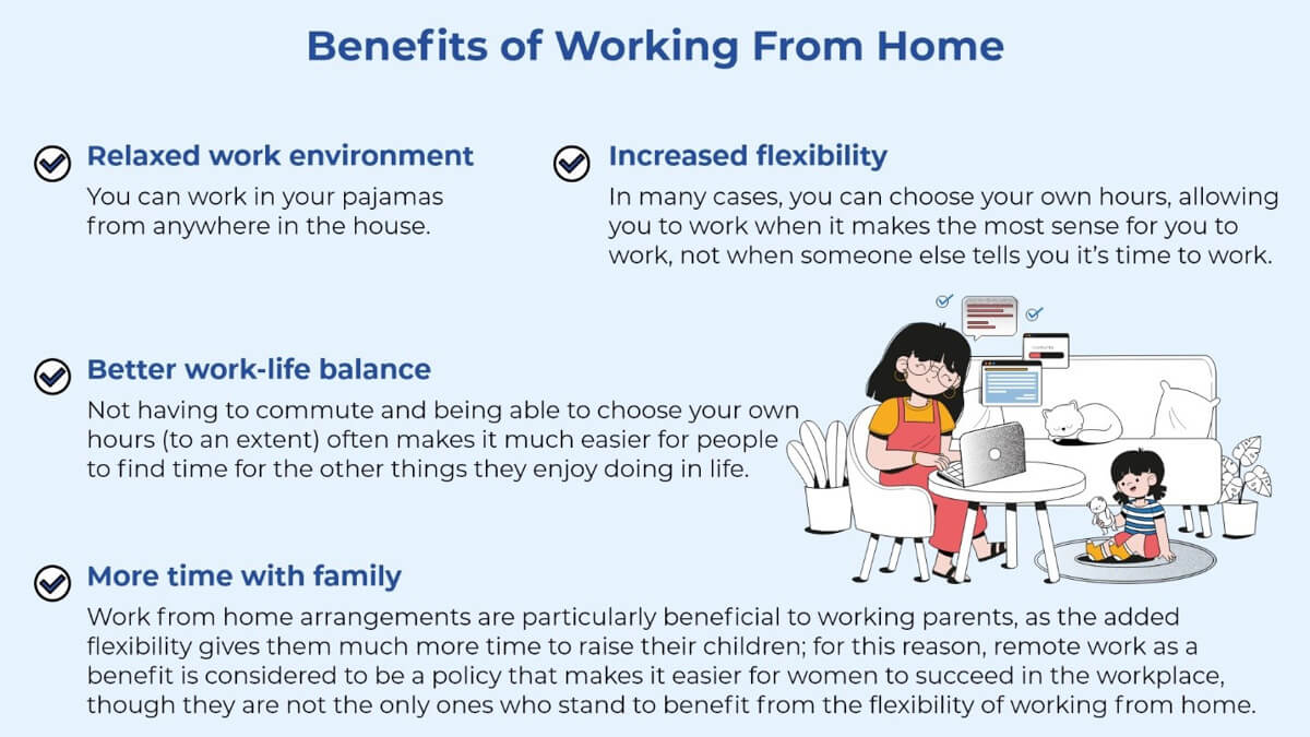Benefits of Working From Home 1
