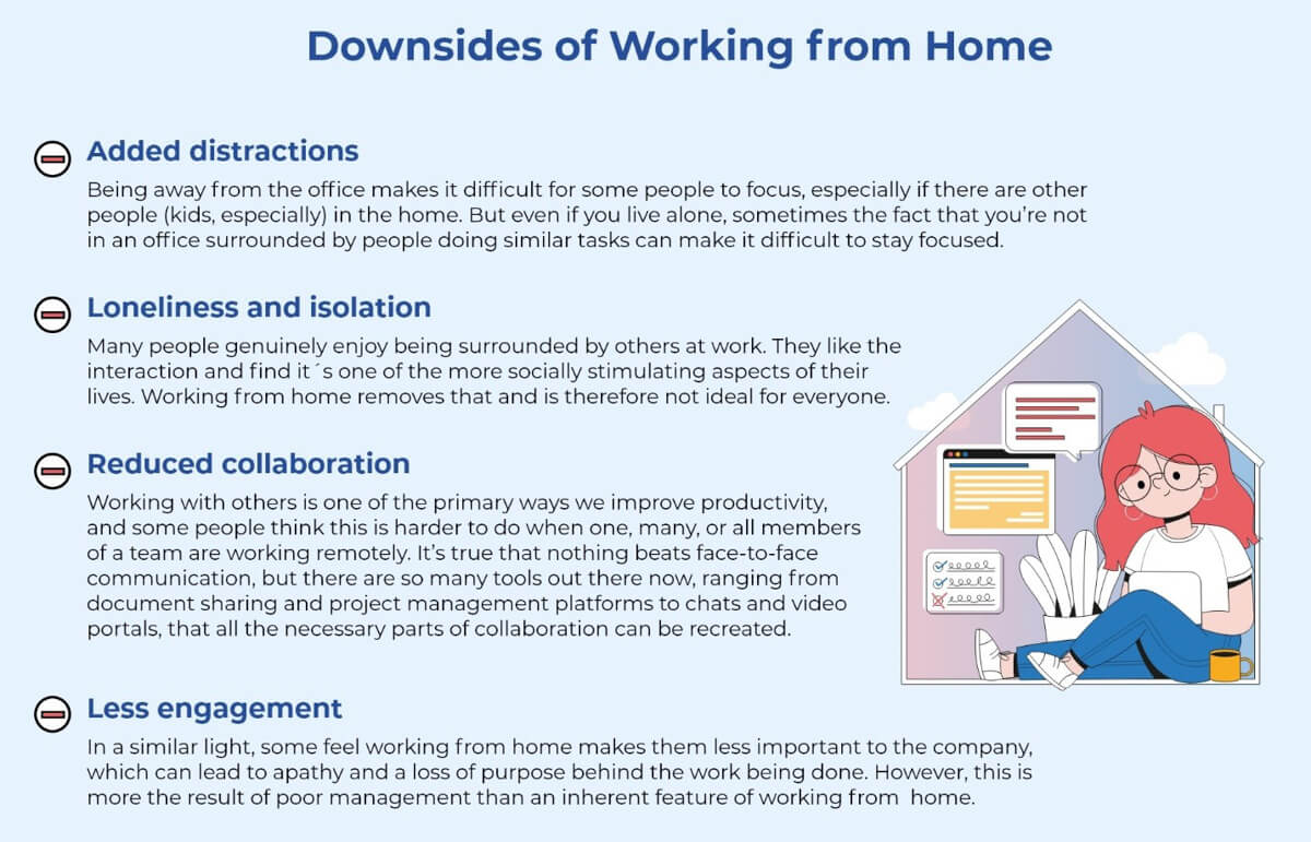 Downsides of Working from Home 1