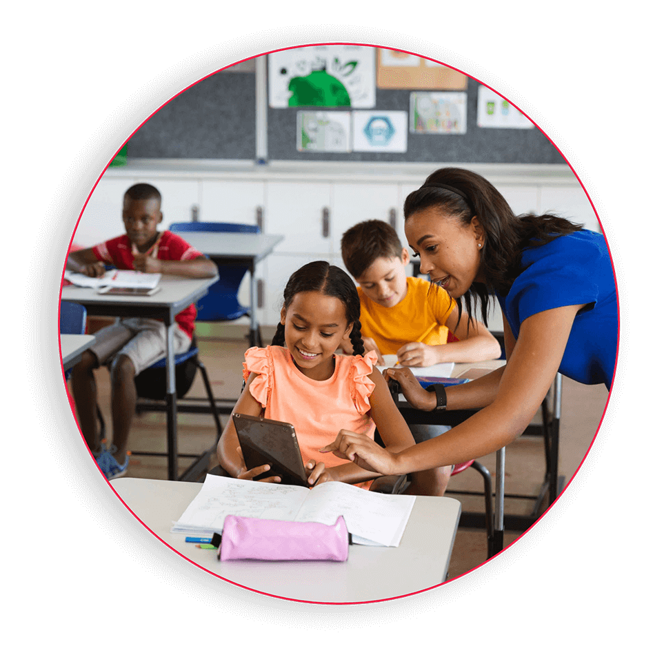 Large Circle-Teachers Offer Large circle teachers offer