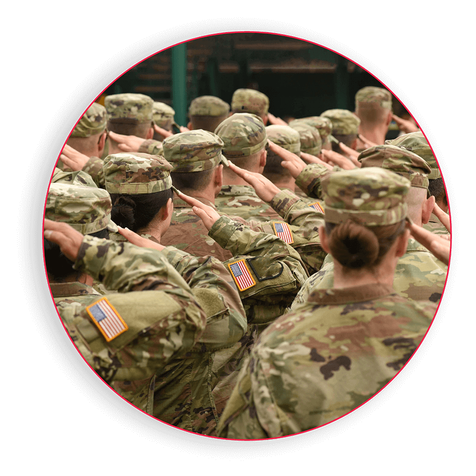 Large Circle_Military Offer Large circle military offer